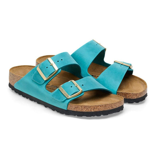 Arizona | Oiled Leather | Biscay Bay - Sandals - Birkenstock