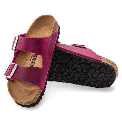 Arizona | Oiled Leather | Festival Fuchsia - Sandals - Birkenstock