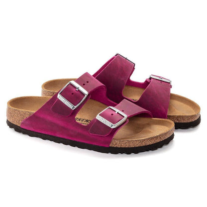 Arizona | Oiled Leather | Festival Fuchsia - Sandals - Birkenstock