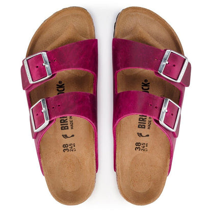 Arizona | Oiled Leather | Festival Fuchsia - Sandals - Birkenstock