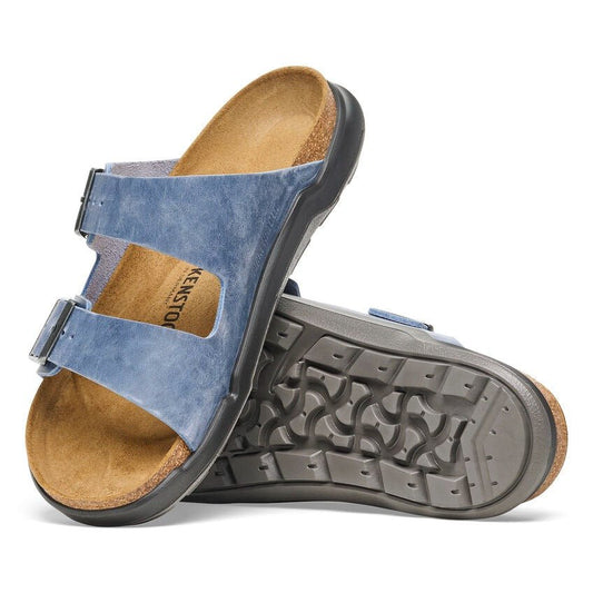 Arizona Rugged | Oiled Leather | Elemental Blue - Sandals - Birkenstock