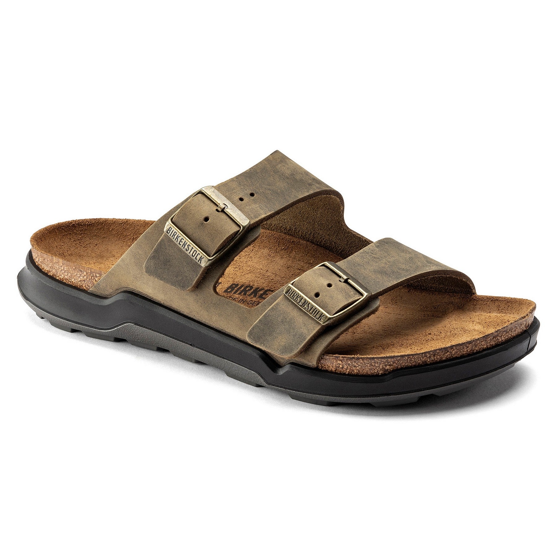Arizona Rugged | Oiled Leather | Faded Khaki - Sandals - Birkenstock