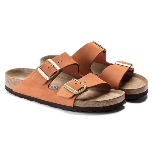 Arizona | Soft Footbed | Nubuck | Pecan - Sandals - Birkenstock