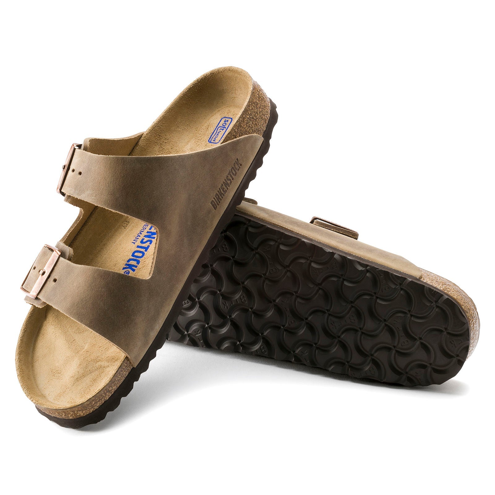 Arizona | Soft Footbed | Oiled Leather | Tobacco - Sandals - Birkenstock