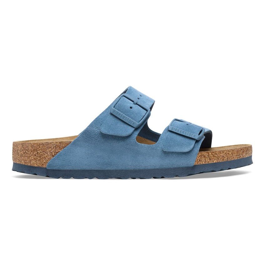 Arizona | Soft Footbed | Suede | Elemental Blue - Sandals - Birkenstock