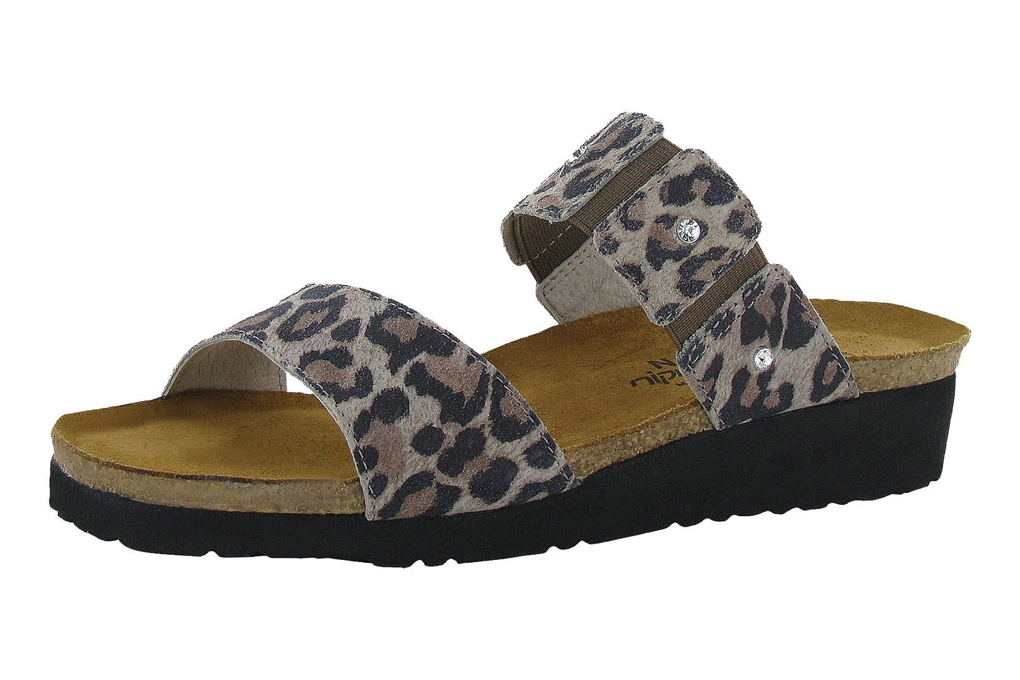 Ashley | Suede | Cheetah - Sandals - Naot