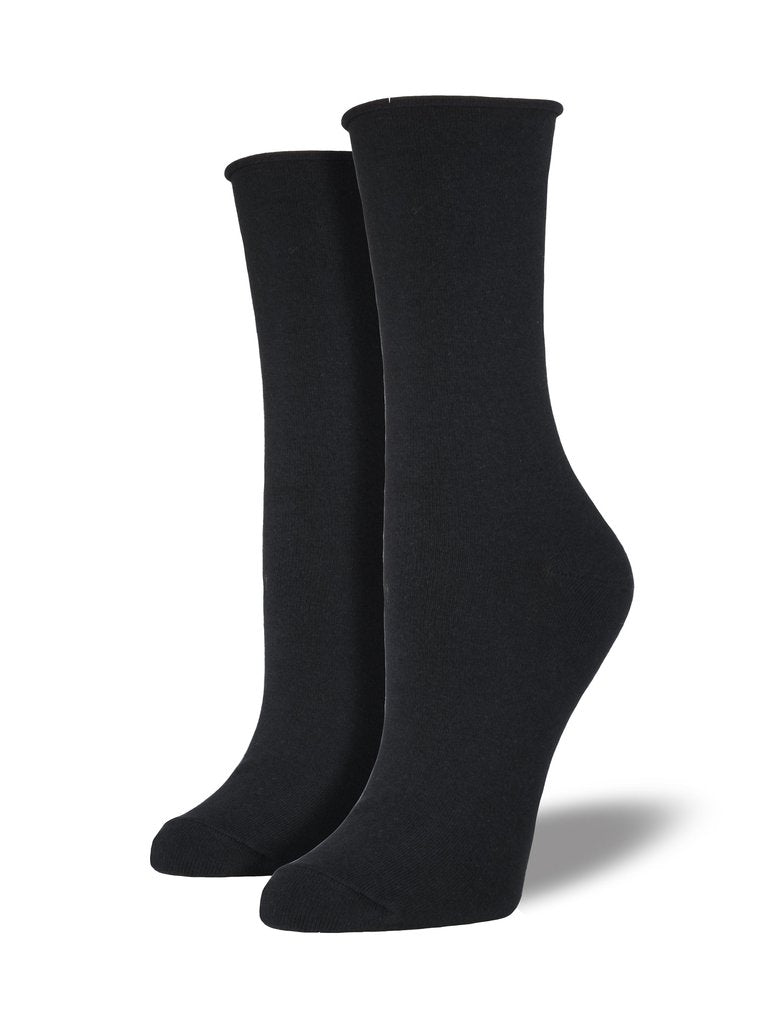 Bamboo Comfort Solid | Women | Black - Socks - Socksmith