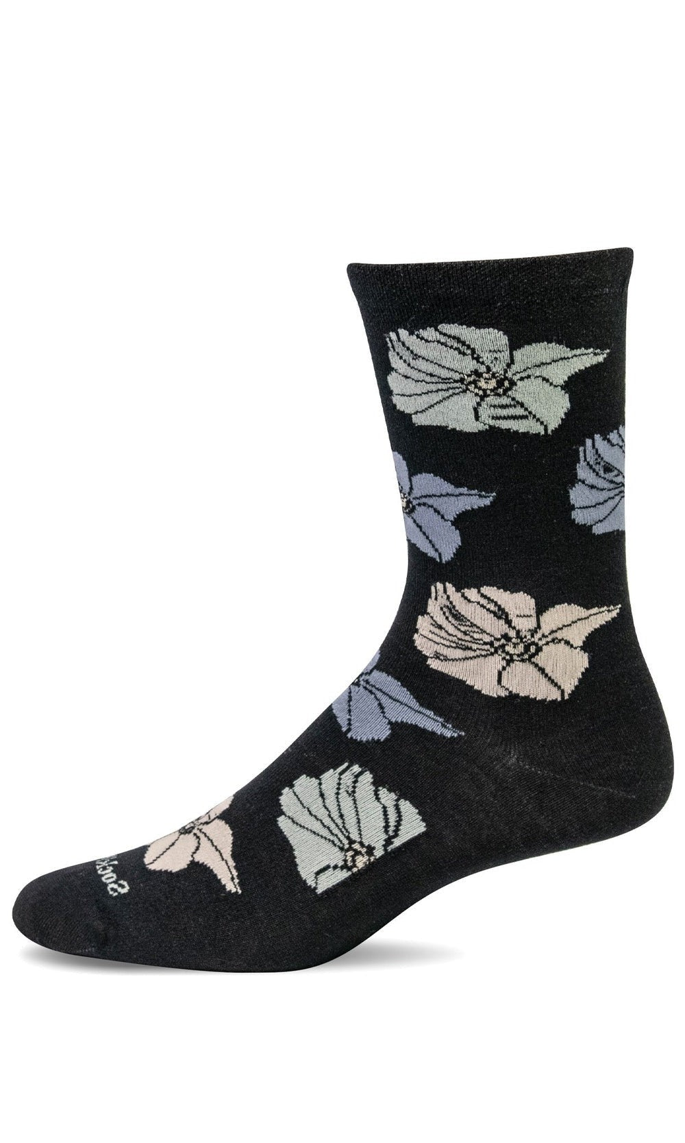 Big Bloom | Black - Socks - Sockwell