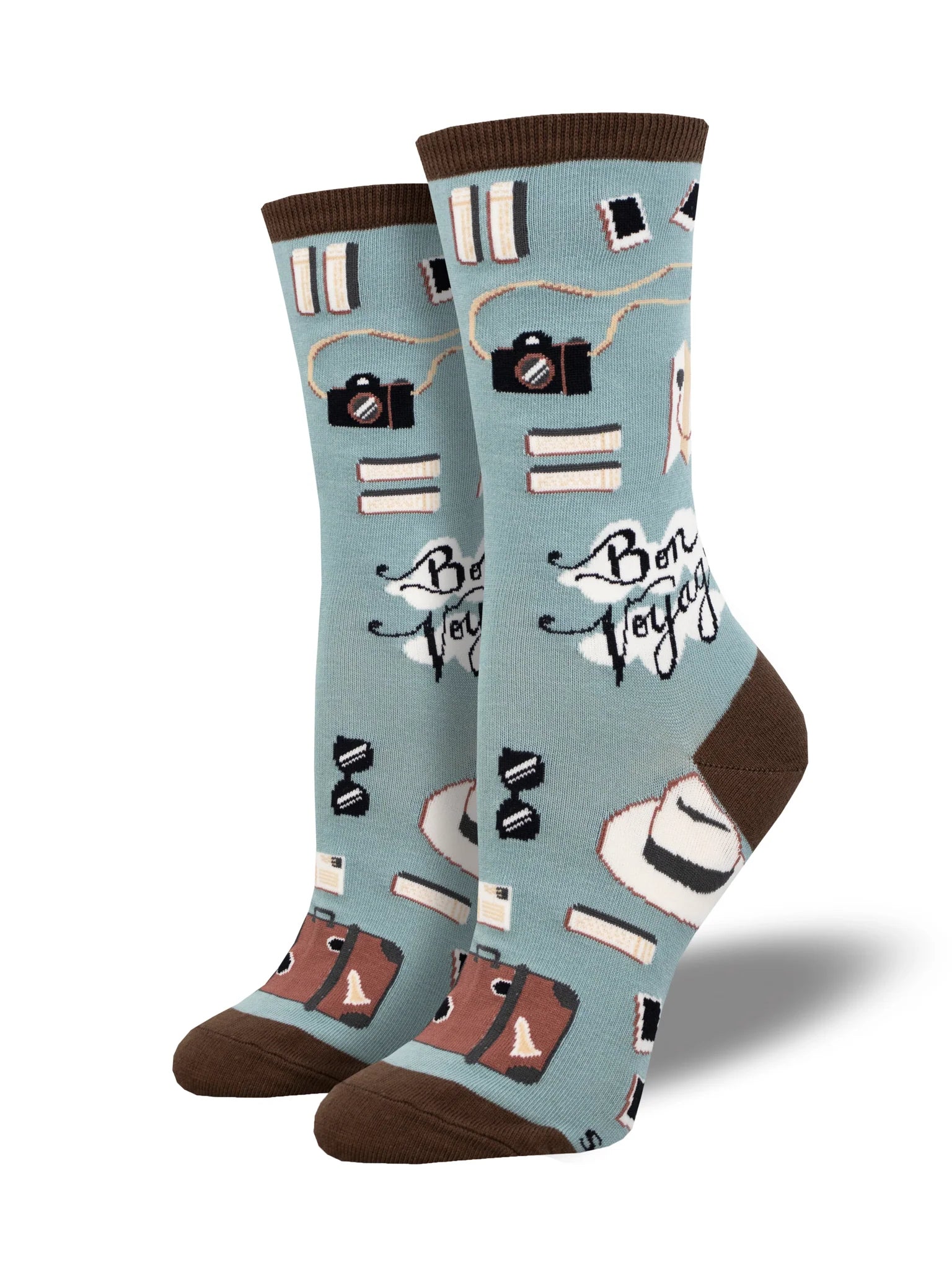 Bon Voyage | Steel Blue - Socks - Socksmith