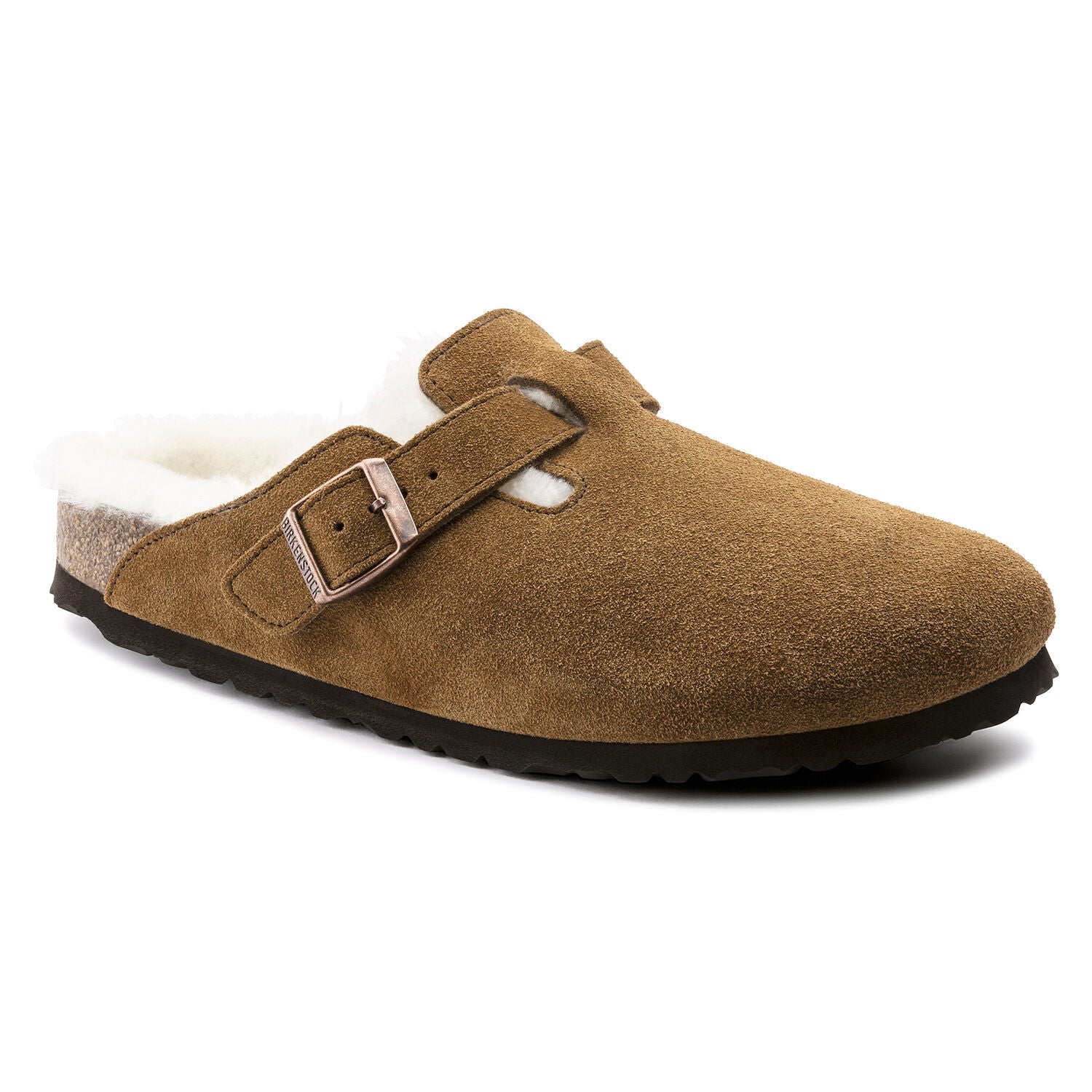 Boston Shearling Suede Mink Birkenstock Midtown