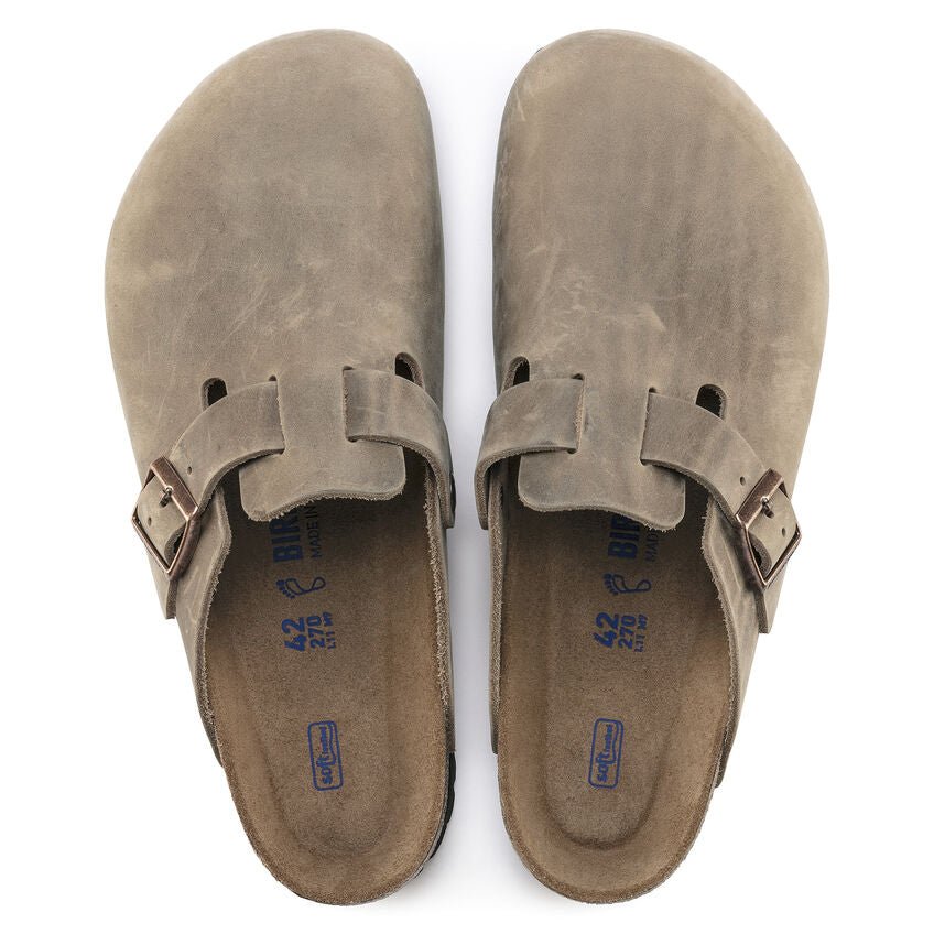 Boston | Soft Footbed | Oiled Leather | Tobacco - Clog - Birkenstock