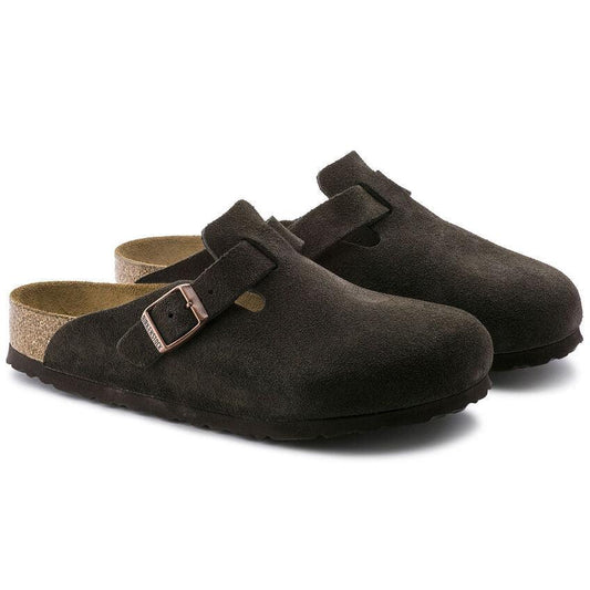 Boston | Soft Footbed | Suede | Mocha - Clog - Birkenstock