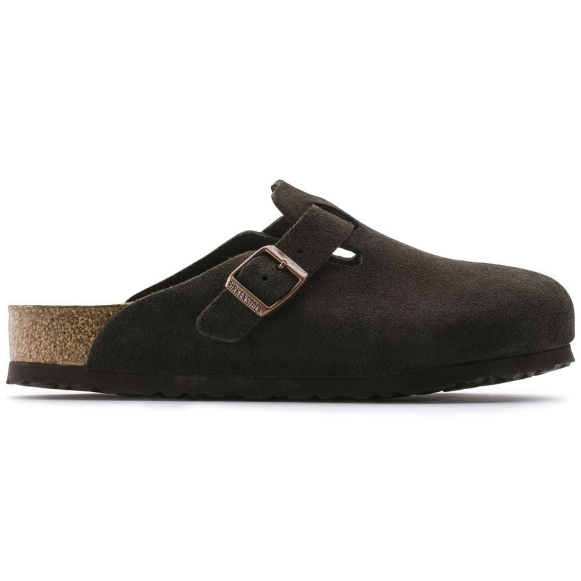 Boston | Soft Footbed | Suede | Mocha – Birkenstock Midtown