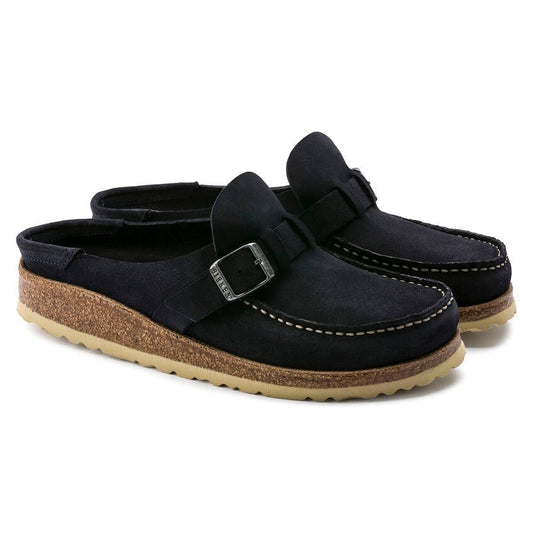 Buckley Ring Buckle | Suede | Night Blue - Clog - Birkenstock