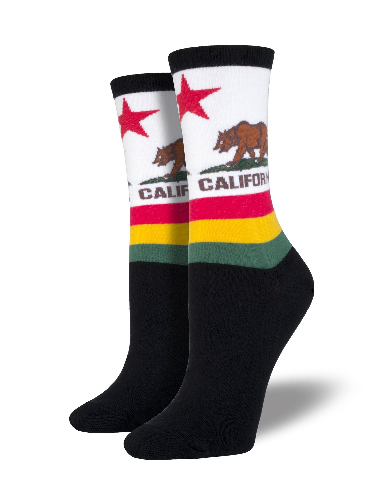 California Flag | Black - Socks - Socksmith