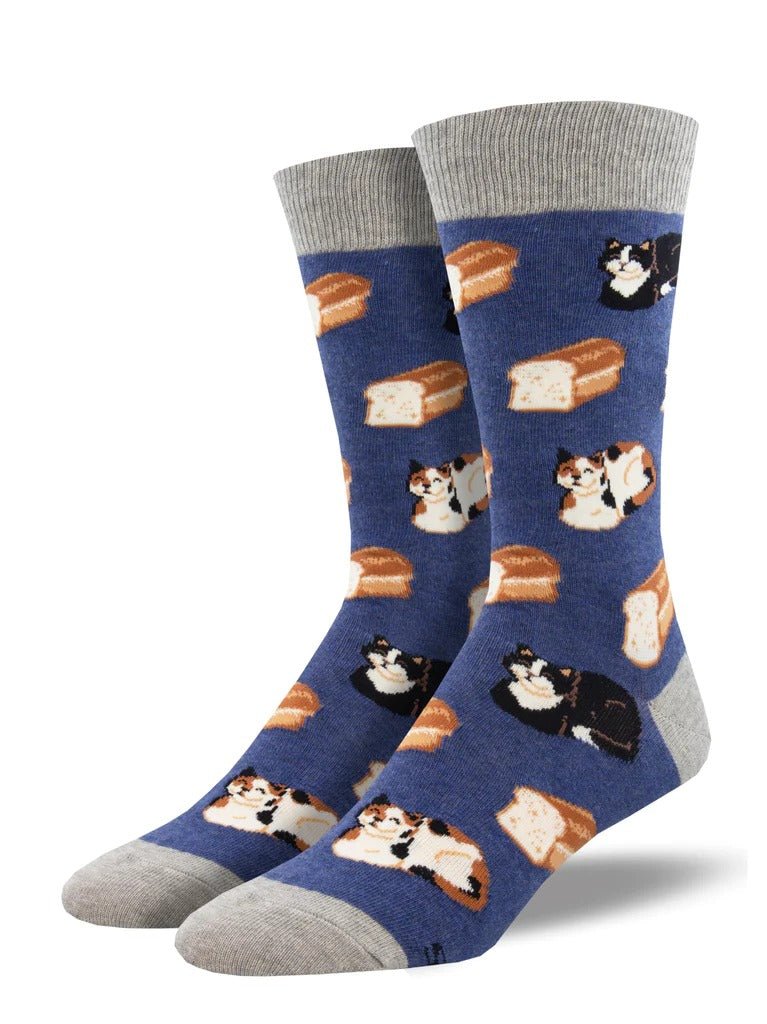 Cat Loaf | Men | Denim - Socks - Socksmith