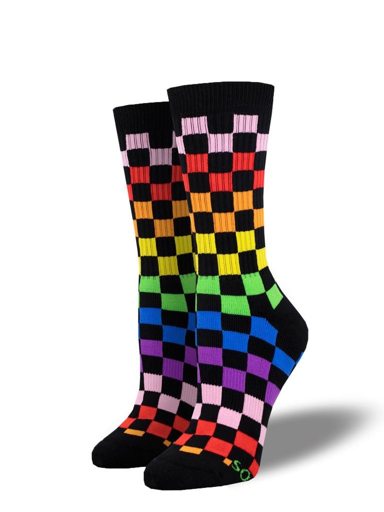 Check Me Out | Black - Socks - Socksmith