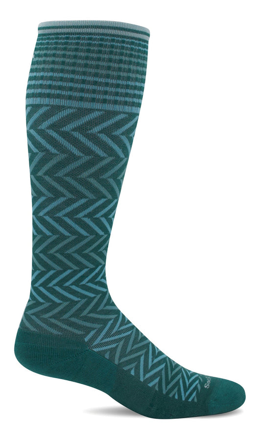 Chevron Compression | Women | Jade - Socks - Sockwell