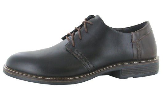 Chief | Black Raven Leather/Walnut Leather - Shoe - Naot