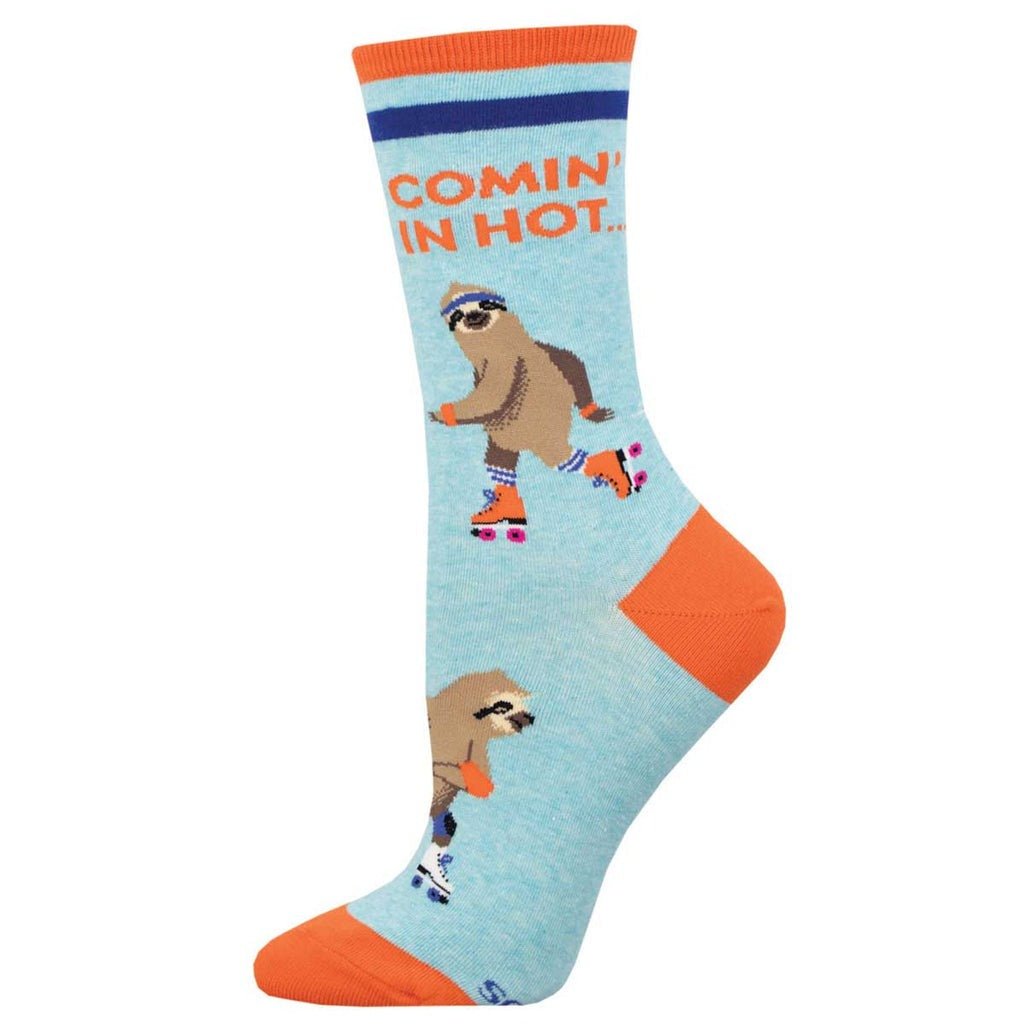 Coming In Hot | Blue Heather - Socks - Socksmith