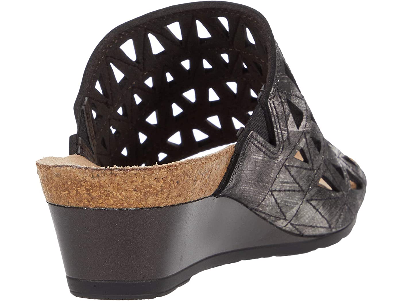 Crown | Leather | Metallic Onyx - Sandals - Naot