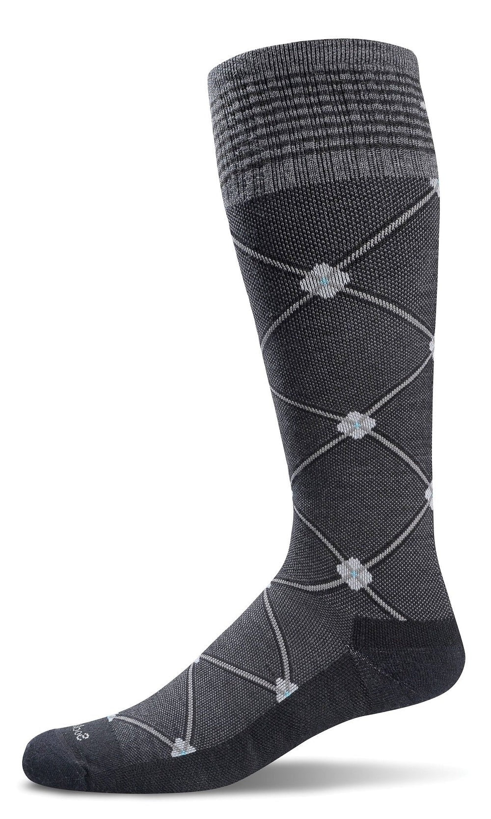 Elevation | Compression | Women | Black/Multi - Socks - Sockwell