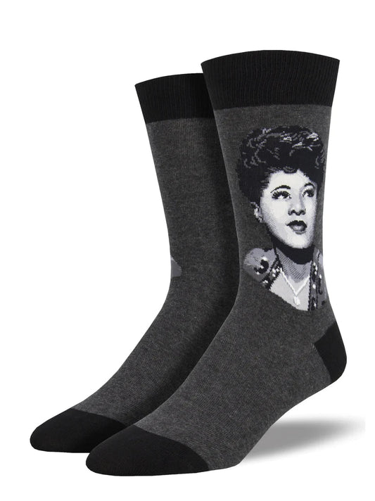 Ella Portrait | Men | Charcoal Heather - Socks - Socksmith