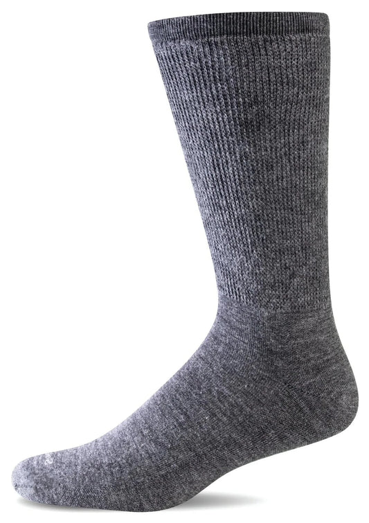 Extra Easy | Relaxed Fit | Men | Charcoal - Socks - Sockwell