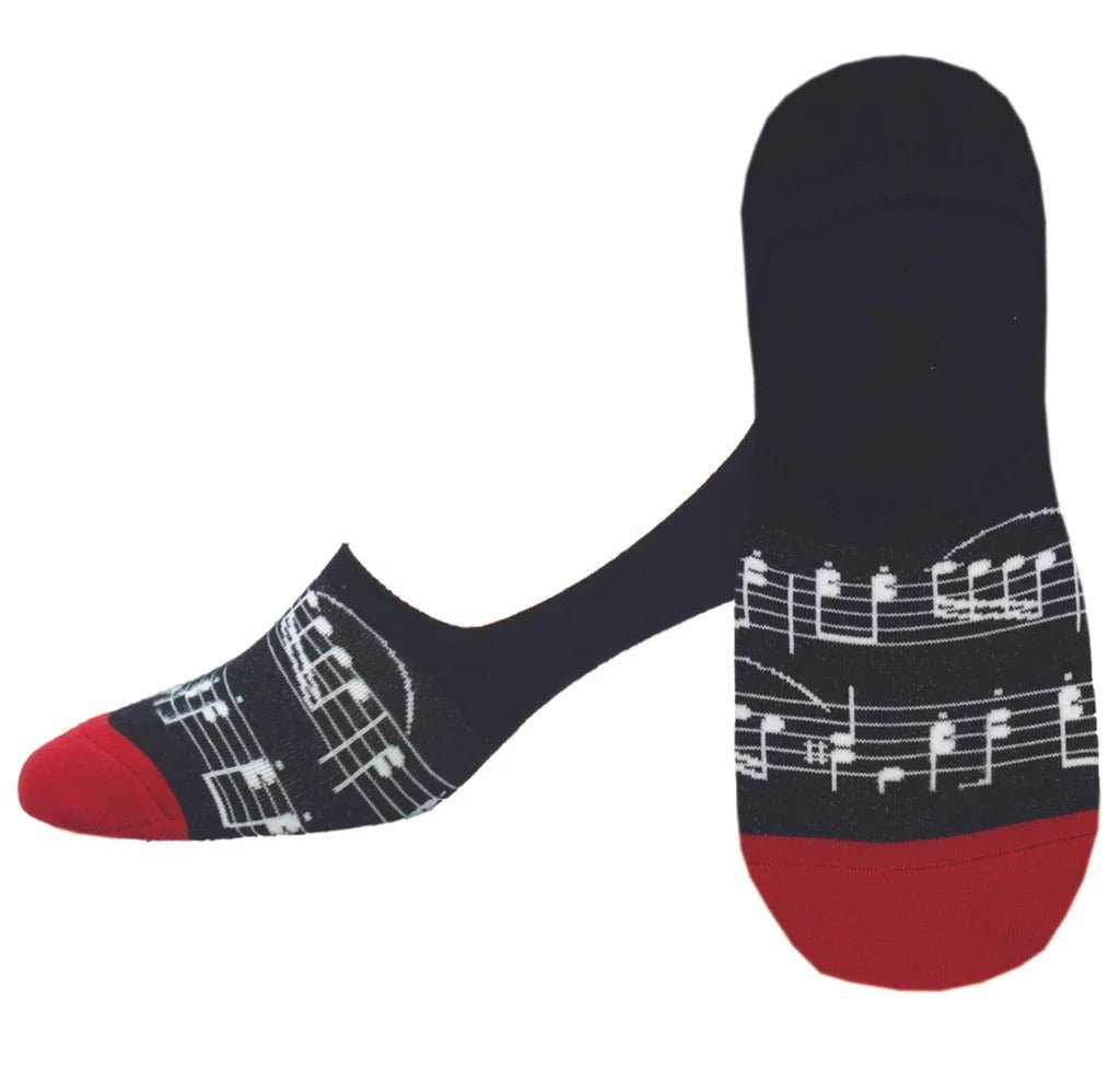 Feet on the Beat | No-Show Liner | Men | Black - Socks - Socksmith