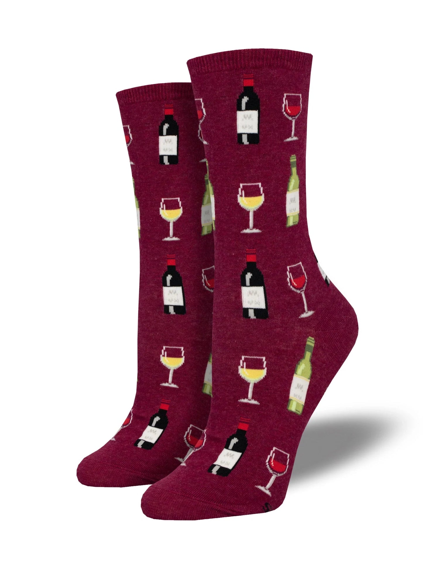 Fine Wine | Red Heather - Socks - Socksmith