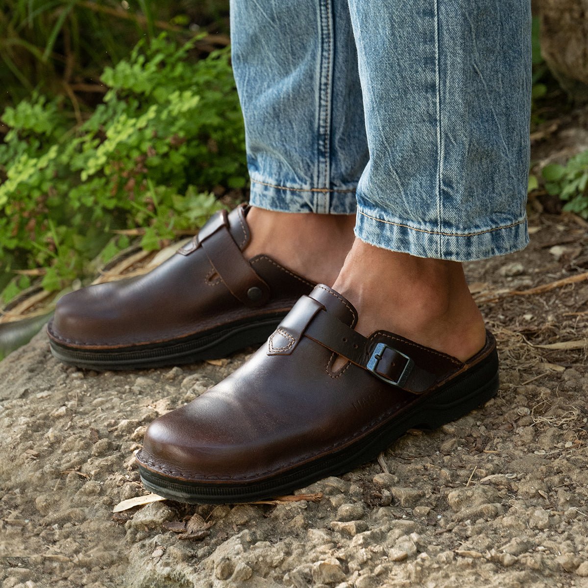 Fjord | Leather | Crazy Horse - Clog - Naot