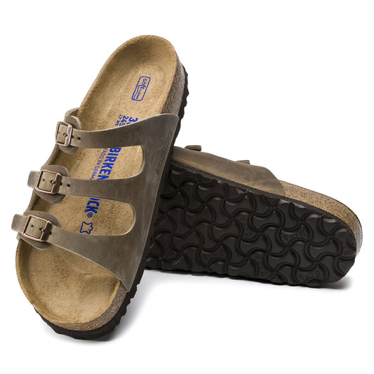 Florida | Soft Footbed | Oiled Leather | Tobacco - Sandals - Birkenstock