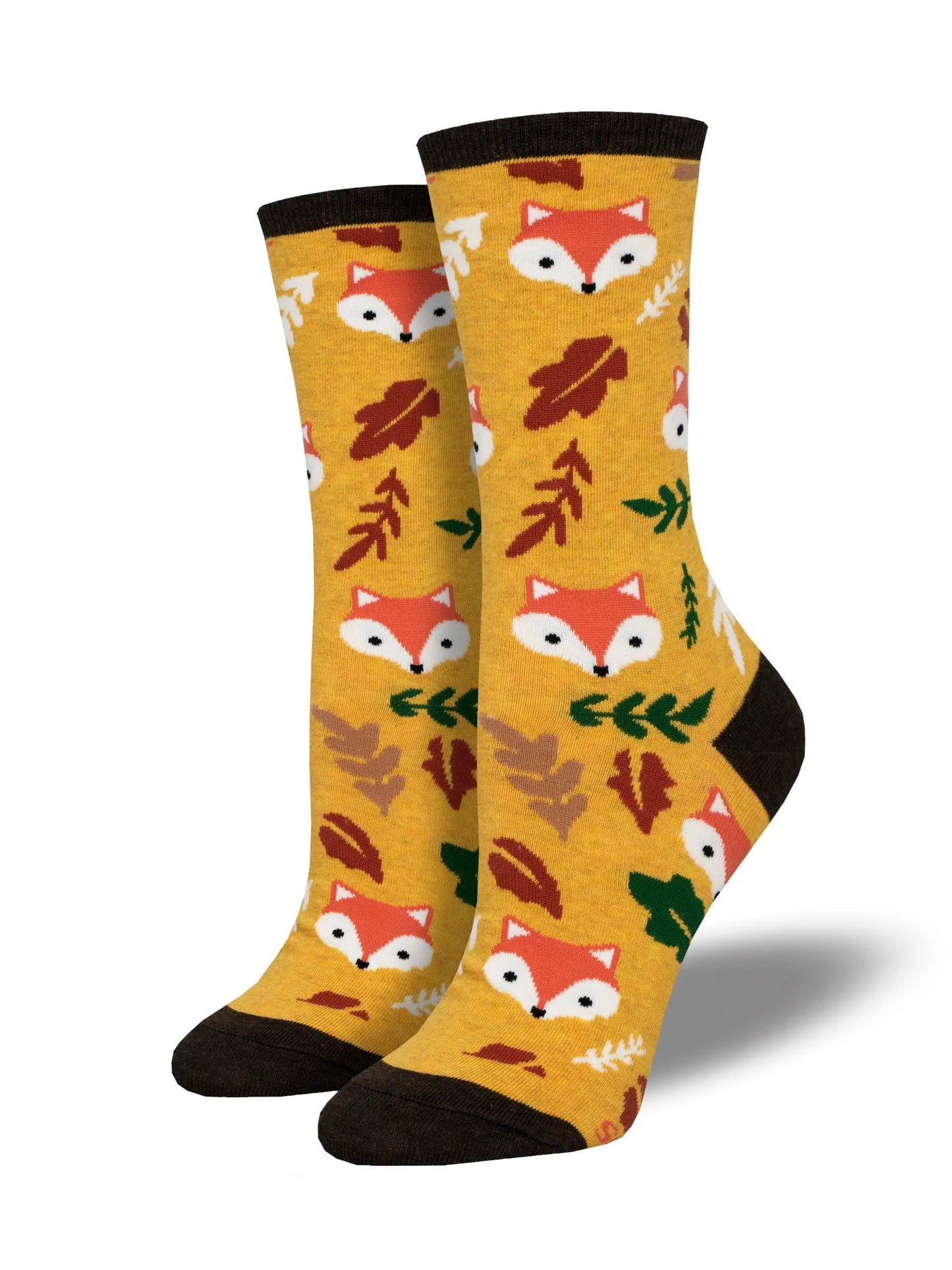 Foxy Fall | Yellow - Socks - Socksmith