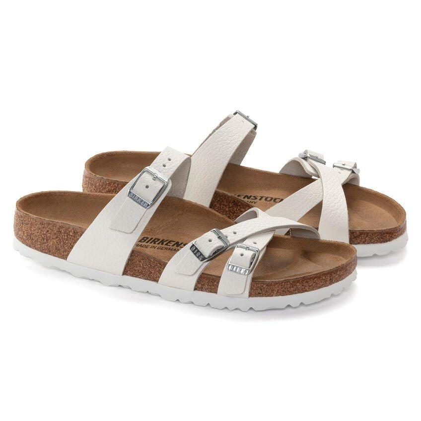 Franca | Leather | White - Sandals - Birkenstock