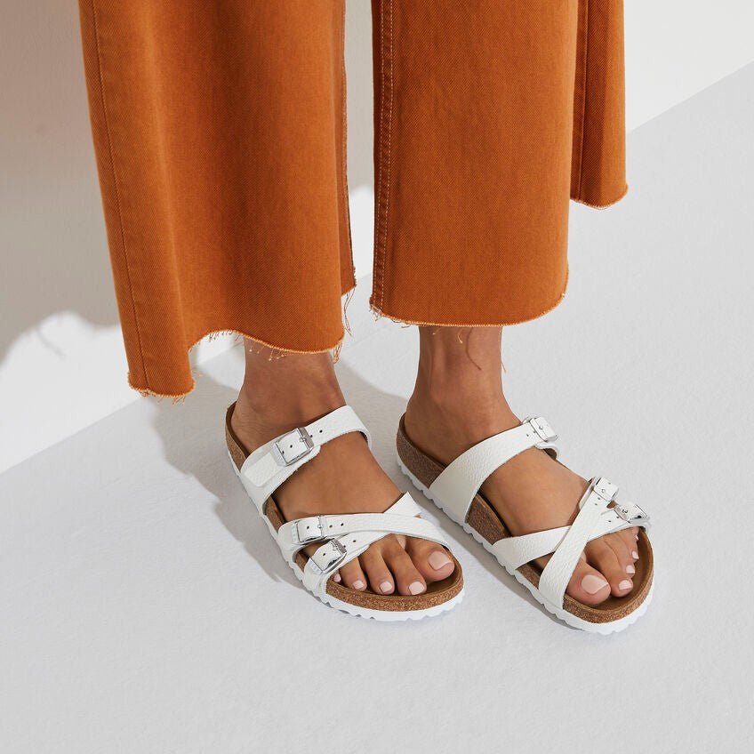 Franca | Leather | White - Sandals - Birkenstock