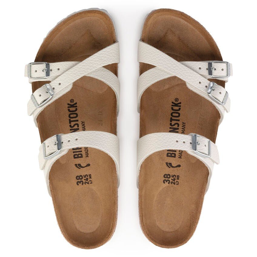 Franca | Leather | White - Sandals - Birkenstock