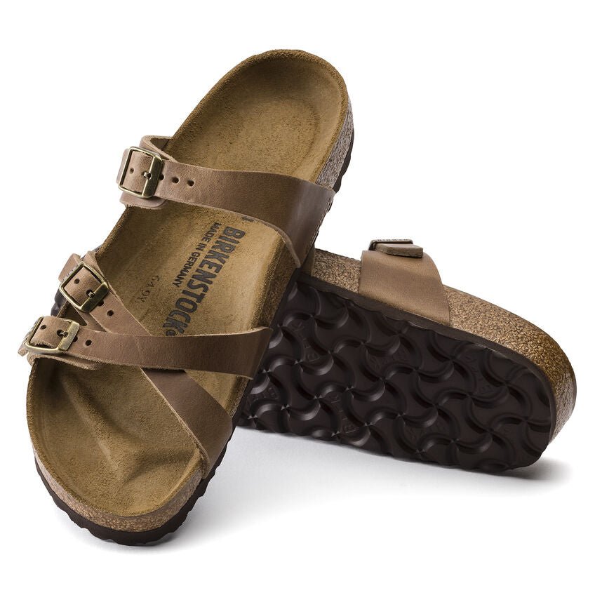Franca | Oiled Leather | Tobacco - Sandals - Birkenstock