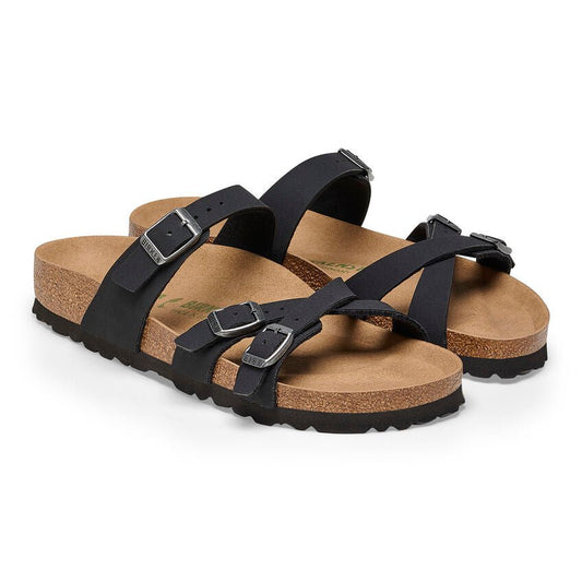 Franca | Vegan | Birkibuc | Black - Sandals - Birkenstock