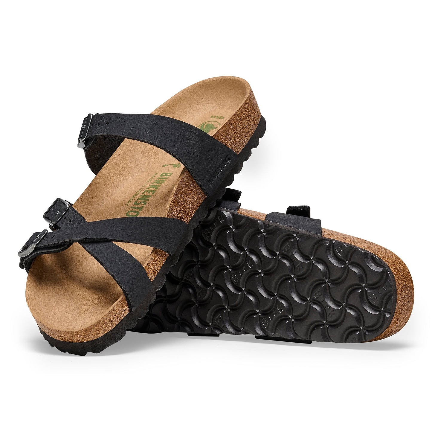 Franca | Vegan | Birkibuc | Black - Sandals - Birkenstock