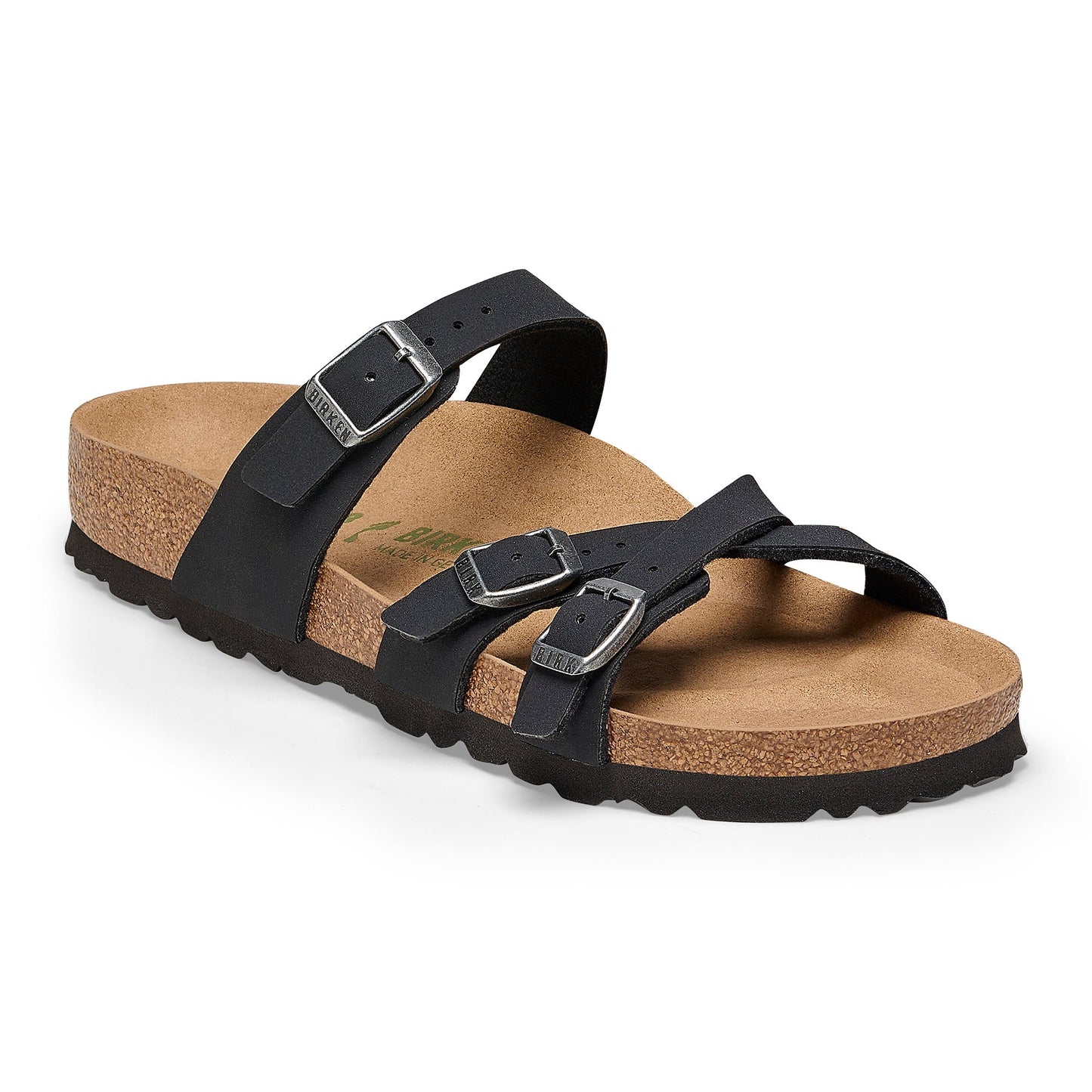 Franca | Vegan | Birkibuc | Black - Sandals - Birkenstock