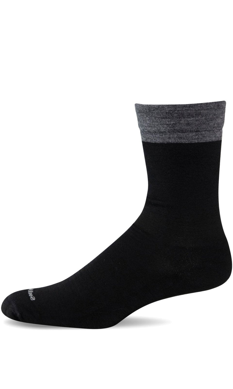 Free N' Easy | Relaxed Fit | Men | Black - Socks - Sockwell