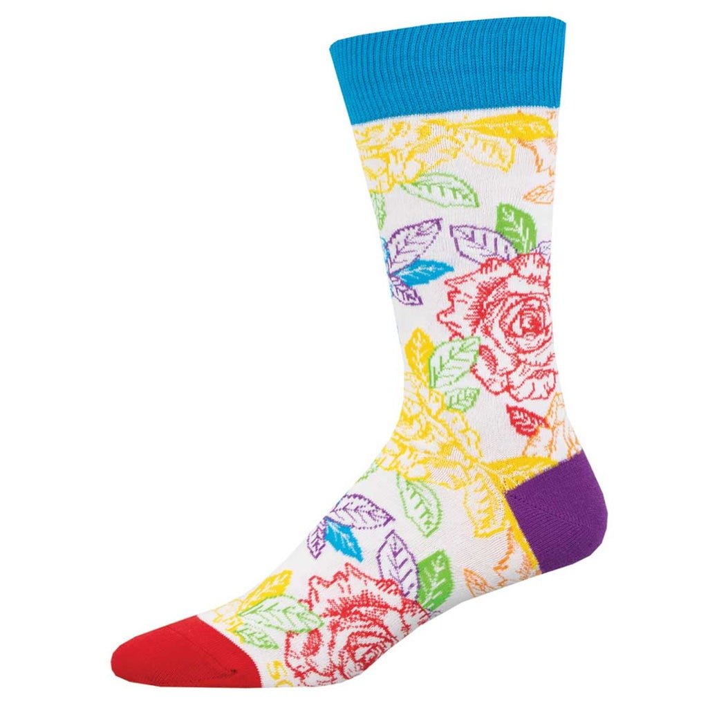 Gay Roses | Men | Multi - Socks - Socksmith