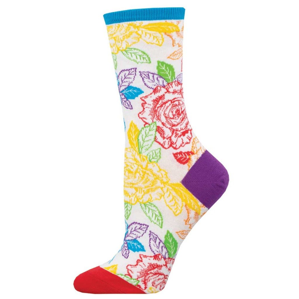 Gay Roses | Women | Multi - Socks - Socksmith