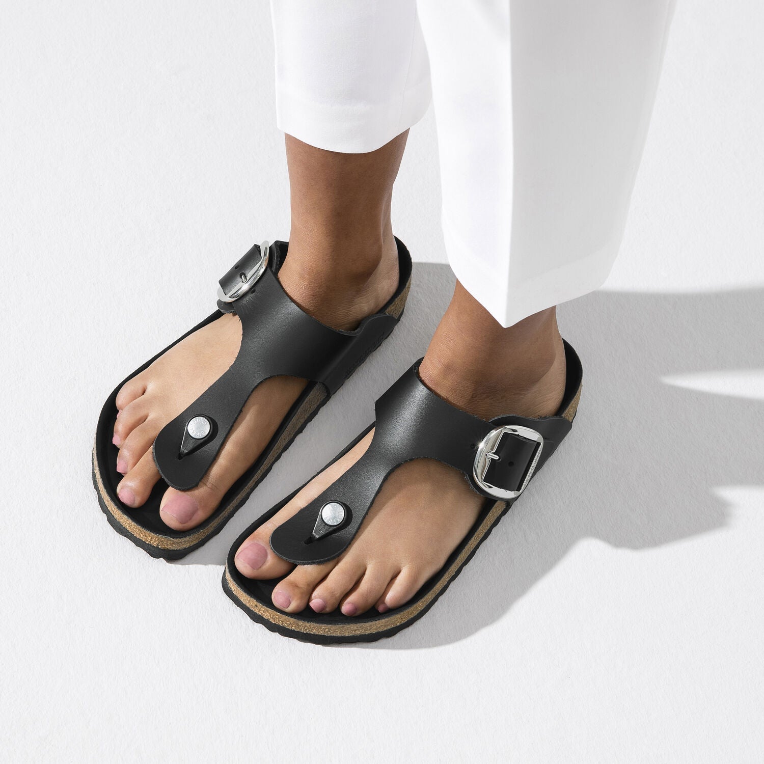 Birkenstock hot sale black buckle