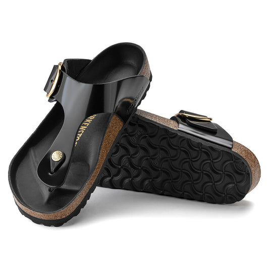 Gizeh | Big Buckle | Patent | Black - Sandals - Birkenstock