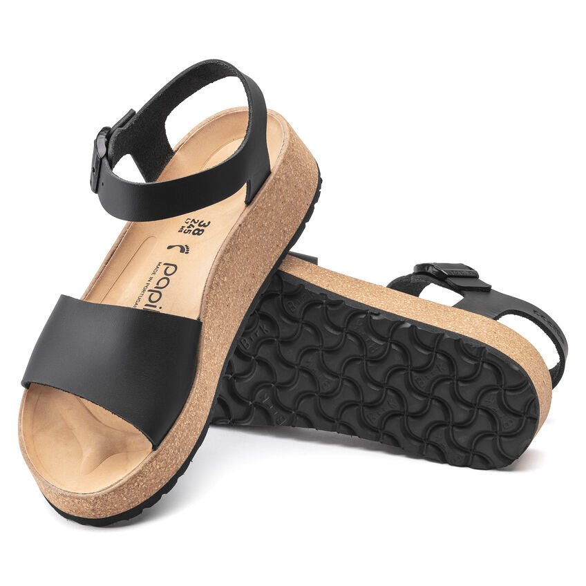 Glenda | Leather | Black - Sandals - Birkenstock