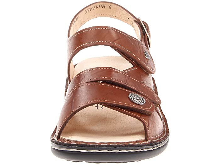 Top Finn Comfort Gomera Cognac Leather Sandal - Size 7