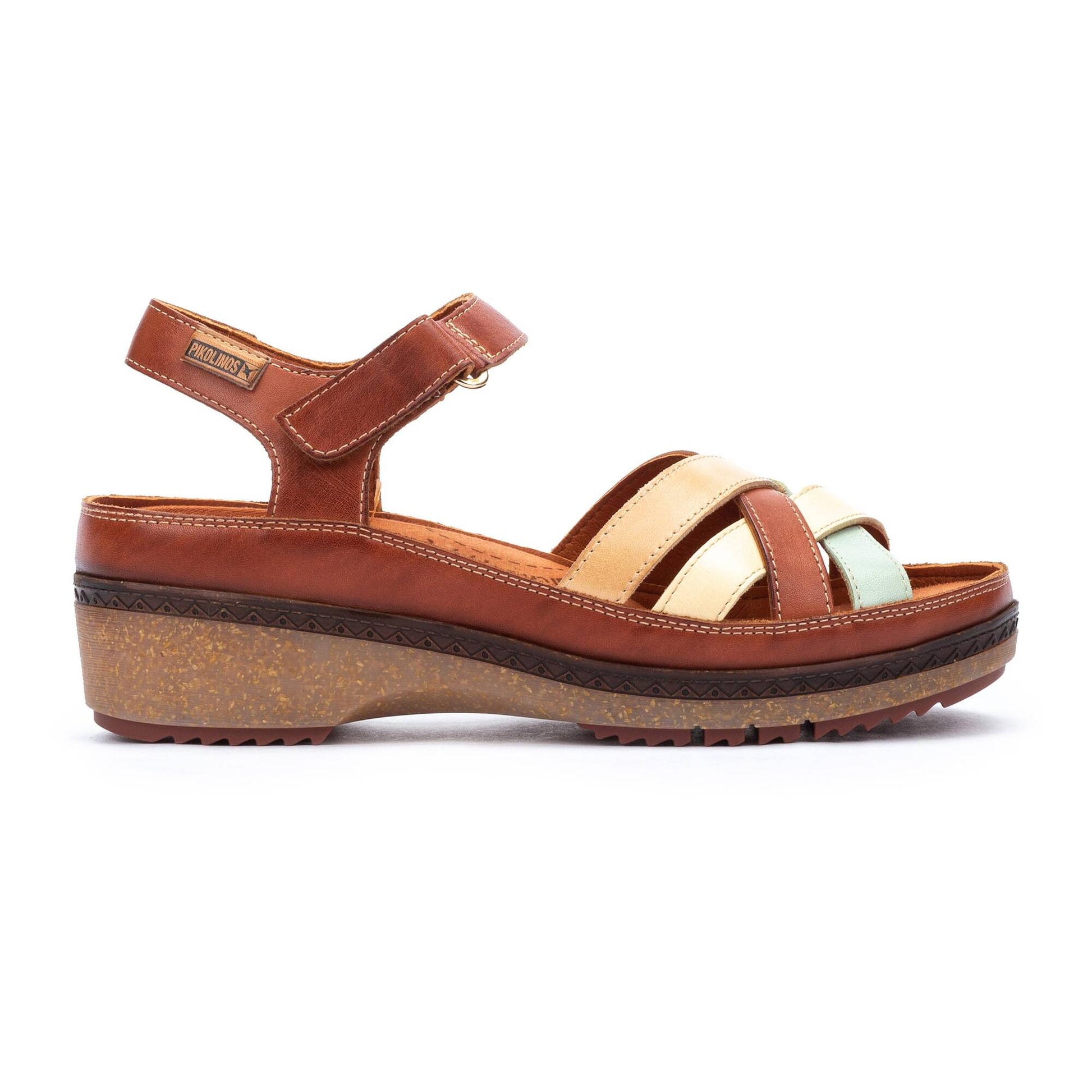 Granada Weave Sandal | Brick - Sandals - Pikolinos