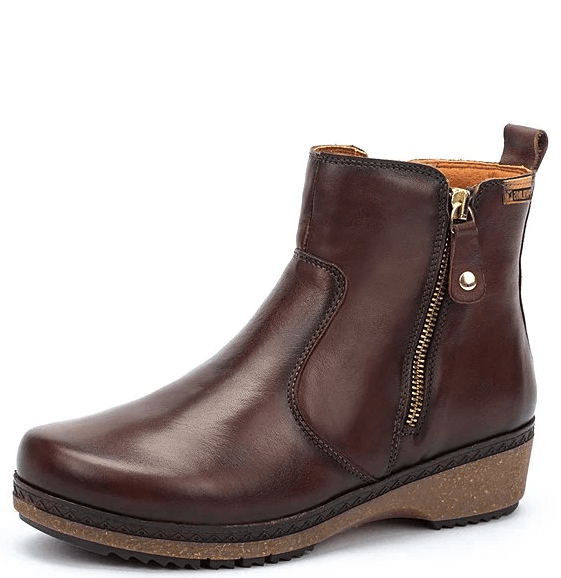 Granada Zip Boot | Leather | Caoba - Boot - Pikolinos