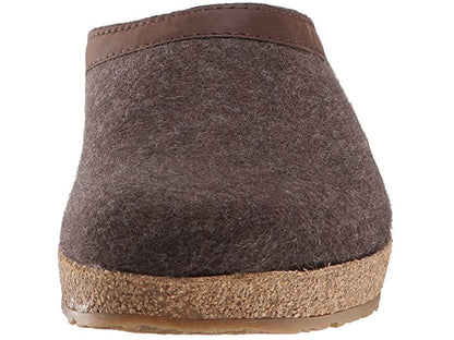 Grizzly Leather | Smokey Brown - Slipper - Haflinger